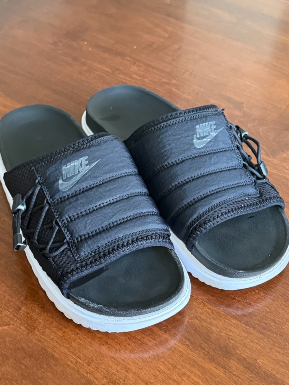 Womens Nike Asuna Slip On Slides CW9707-002 Size 9 Black - Picture 7 of 10